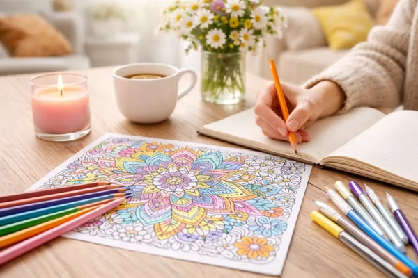 Kreatív kikapcsolódás otthon: egyszerű stresszoldó tevékenységek